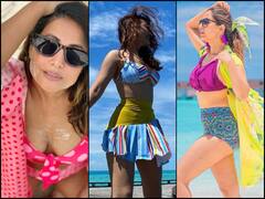 PICS: Hina Khan, Surbhi Jyoti & Other Popular TV Actresses Raise Heat As They Enjoy Dreamy Vacation In Maldives