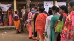 Long queues seen at polling booths | Assam Elections 2021