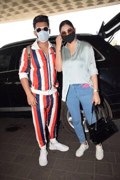 Rahul Disha photos: গার্লফ্রেন্ড দিশার সঙ্গে বিমানবন্দরে রাহুল বৈদ্য়, ভাইরাল ছবি