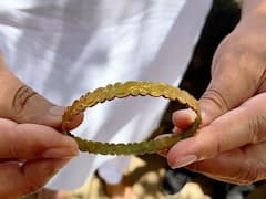 किल्ले रायगडावर उत्खननात सापडली ३५० वर्षांपुर्वींची 'सोन्याची बांगडी'; राज्याच्या इतिहासात प्रथमतःच आढळला स्त्रियांचा पहिला अलंकार