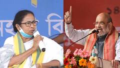 West Bengal Election 2021: 'নন্দীগ্রামে হারছেন দিদি', খোঁচা অমিতের, 'জিতব আমিই', প্রত্যয়ী মমতা