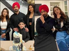 PICS: Diljit Dosanjh, Shehnaaz Gill Party Hard After Wrapping Up Shoot Of 'Honsla Rakh' In Canada