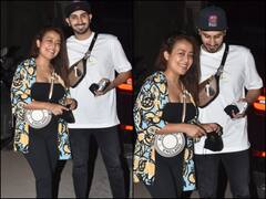 PICS: 'Indian Idol 12' Judge Neha Kakkar Spotted Sans Make-Up With Hubby Rohanpreet Singh Post Romantic Dinner Date