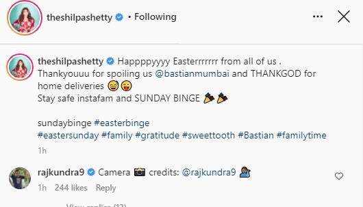 Watch: Shilpa Shetty Enjoys Fun-Filled Easter With Family, Shares Glimpse Of Sunday Binge