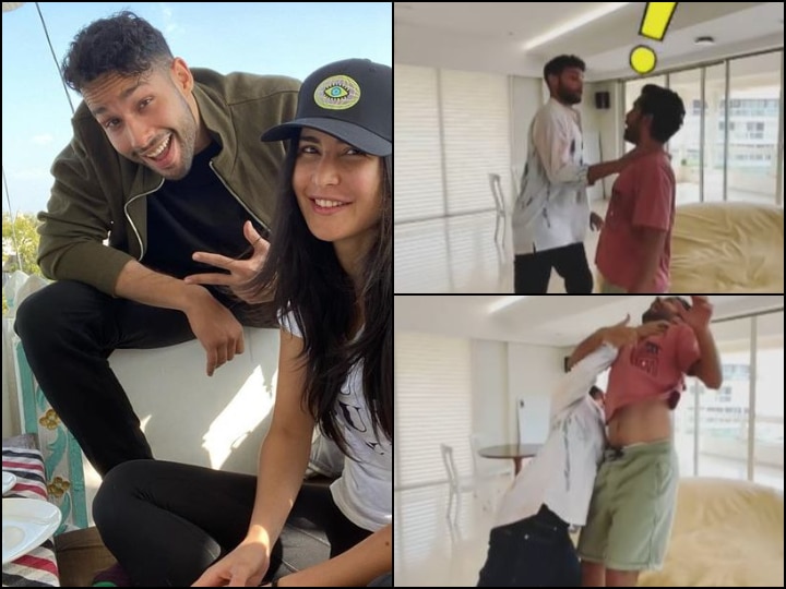 Watch: Siddhant Chaturvedi Performs Undertaker’s Move Chokeslam On Director Shakun Batra, Katrina Kaif REACTS!