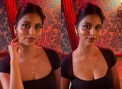 Shahrukh Khan's daughter Suhana Photo: શાનદાર બ્લેક લુકમાં જોવા મળી સુહાના, જુઓ તસવીરો