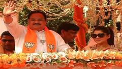 West Bengal Election 2021: 'চাল চোর কে? ত্রিপল চোর কে?' বর্ধমানে আক্রমণ জেপি নাড্ডার