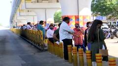 Rajkot માં કોરોના ટેસ્ટિંગ માટે લાગી લાંબી કતારો, જુઓ વીડિયો