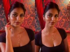 Shahrukh Khan's daughter Suhana Photo: શાનદાર બ્લેક લુકમાં જોવા મળી સુહાના, જુઓ તસવીરો