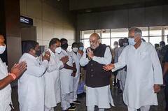 Chhattisgarh Naxal Attack মাওবাদী হানায় নিহত জওয়ানদের শ্রদ্ধা অমিত শাহর