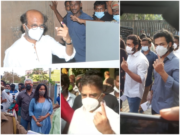 Tamil Nadu Assembly Elections: Rajinikanth, Kamal Haasan, Ajit Kumar,  Suriya and other Tamil superstar cast votes; See pics! - Kultejas News