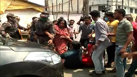 भाजप उमेदवार विधान पाडवी यांच्या गाडीवर हल्ला; फलता मतदारसंघातील मतदान केंद्रावरील घटना