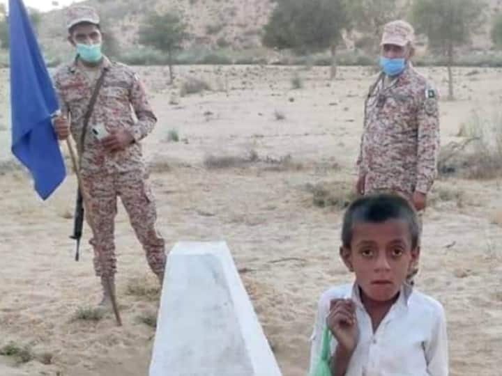 Karim 8-Year-Old  Pakistani Boy Safely Sent Back Home After He Was Found By The BSF At Barmer 8-Year-Old Pakistani Boy Who Accidentally Crossed Border Safely Sent Back Home From India