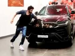 Video | नवीकोरी Lamborghini कार्तिक आर्यनच्या हाती येताच झाला स्फोट