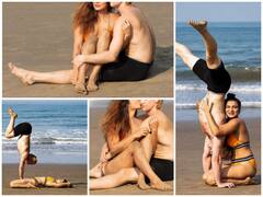 Naagin Actress Aashka Goradia’s Romantic PDA Filled PICS From Goa Beach With Hubby Brent Goble!