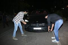 PICS: Kartik Aaryan Poses With His Rs 4.50 Cr Swanky New Lamborghini Urus, Touches Its 'Feet'