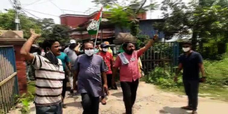 West Bengal Election 2021: TMC protest against police for working with BJP in Belur during election WB Election 2021:  বিজেপির হয়ে কাজ করছে পুলিশ? বেলুড় থানার সামনে বিক্ষোভ তৃণমূলের