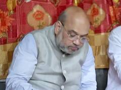 IN PICS | Union HM Amit Shah Eats Lunch At Rickshaw Puller's Home In Howrah Amid West Bengal Election Campaign