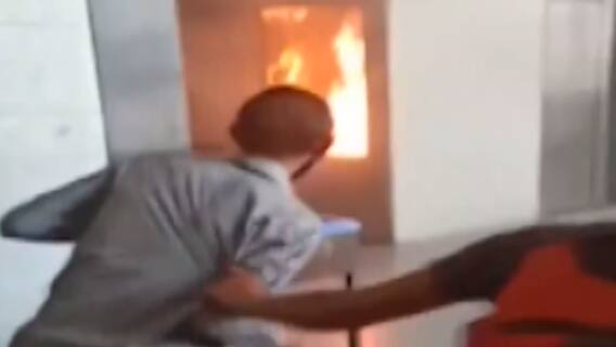 Surat: સોમેશ્વર માર્કેટની લિફ્ટમાં કેમ લાગી આગ?,જુઓ વીડિયો