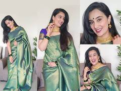 PHOTO : कांजीवरम साडीत सई लोकूरच्या दिलखेचक अदा, निखळ सौंदर्यावर चाहते फिदा