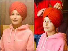 PICS: Bigg Boss 13's Shehnaaz Gill Turns Cool Sardaar As She Dons Turban; Fans Go Gaga Over Her New Look