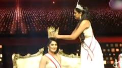 Mrs World Caroline Jurie arrested for pulling crown off Mrs Sri Lanka