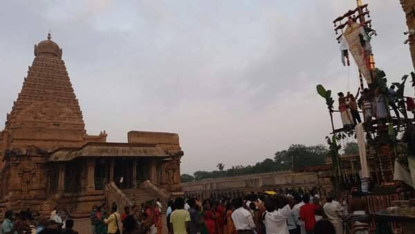 tanjai temple chitrai festival start today தஞ்சை பெரியகோவில் சித்திரைத் திருவிழா கொடியேற்றத்துடன் இன்று தொடக்கம்..