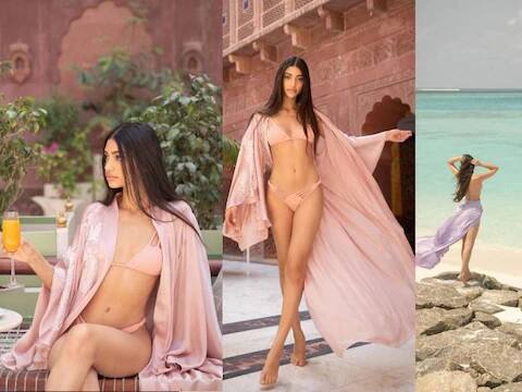 બોલિવૂડ એક્ટ્રેસ અનન્યા પાંડે(Alanna Panday)ની કઝિન સિસ્ટર અલાના પાંડે સોશિયલ મીડિયા પર ખૂબ એક્ટિવ રહે છે અને ઘણીવાર તેની બોલ્ડ તસવીરો અને વીડિયો શેર કરતી હોય છે. હાલમાં અલાના પોતાના બોયફ્રેન્ડ સાથે લિવ ઇનમાં રહે છે. અલાનાએ ઇન્સ્ટાગ્રામ પર માલદીવ વેકેશનની તસવીરો શેર કરી છે.