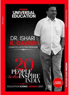 ஐசரி கணேஷிற்கு சிறந்த கல்வியாளருக்கான விருது..