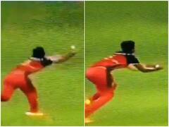 Watch: Washington Sundar Takes A Blinder Running Backwards To Stun Chris Lynn