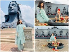 In Pics: शिवभक्तीत मग्न कंगना रनौत, आश्रमातील सुंदर फोटो पहा