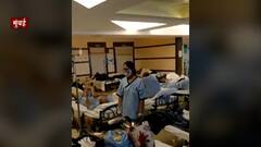 #Corona Mumbai : हॉस्पिटलच्या लॉबीतही रुग्ण अॅडमिट, मुंबईतल्या नावाजलेल्या रुग्णालयातील व्हिडीओ