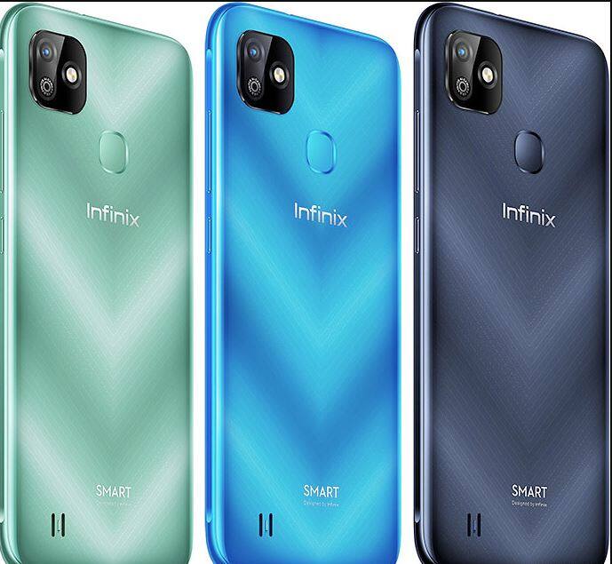 Infinix Smart HD 2021 (ਕੀਮਤ 6,499 ਰੁਪਏ)-ਇਸ ਦੇ 2 ਜੀਬੀ ਰੈਮ ਅਤੇ 32 ਜੀਬੀ ਇਨਬਿਲਟ ਸਟੋਰੇਜ ਹਨ। ਸਟੋਰੇਜ ਨੂੰ 256 ਜੀਬੀ ਤੱਕ ਵਧਾਇਆ ਜਾ ਸਕਦਾ ਹੈ। ਇਸ ਦਾ ਡਿਸਪਲੇਅ 6.1 ਇੰਚ ਐੱਚਡੀ+ ਹੈ; ਜਦ ਕਿ 8 ਮੈਗਾਪਿਕਸਲ ਰੀਅਰ ਤੇ 5 ਮੈਗਾਪਿਕਸਲ ਦਾ ਫ਼੍ਰੰਟ ਕੈਮਰਾ ਹੈ। ਇਸ ਦੀ ਬੈਟਰੀ 5000mAh ਸਮਰੱਥਾ ਦੀ ਹੈ ਤੇ ਮੀਡੀਆਟੈੱਕ ਹੀਲੀਓ ਏ20 ਪ੍ਰੋਸੈਸਰ ਹੈ।