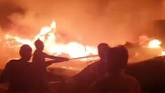 Tehri के जंगलों में लगी भीषण आग, वन संपत्ति को पहुंचा काफी नुकसान | Uttarakhand