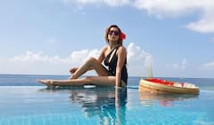 IN PICS | ‘Uttaran’ Actress Tina Datta Enjoys ‘Floating Breakfast’ In Black Monokini