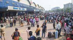 IN PICS | No Social Distancing At Mumbai's Kurla Station As Anxious Migrant Workers Look For Train Tickets