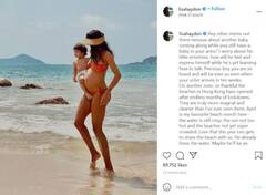 10 ਹਫਤਿਆਂ 'ਚ ਧੀ ਨੂੰ ਜਨਮ ਦੇਣ ਵਾਲੀ ਹੈ ਲਿਜਾ ਹੇਡਨ, ਬੇਬੀ ਬੰਪ ਫਲੌਂਟ ਕਰਦੇ ਕਹੀ ਇਮੋਸ਼ਨਲ ਗੱਲ 