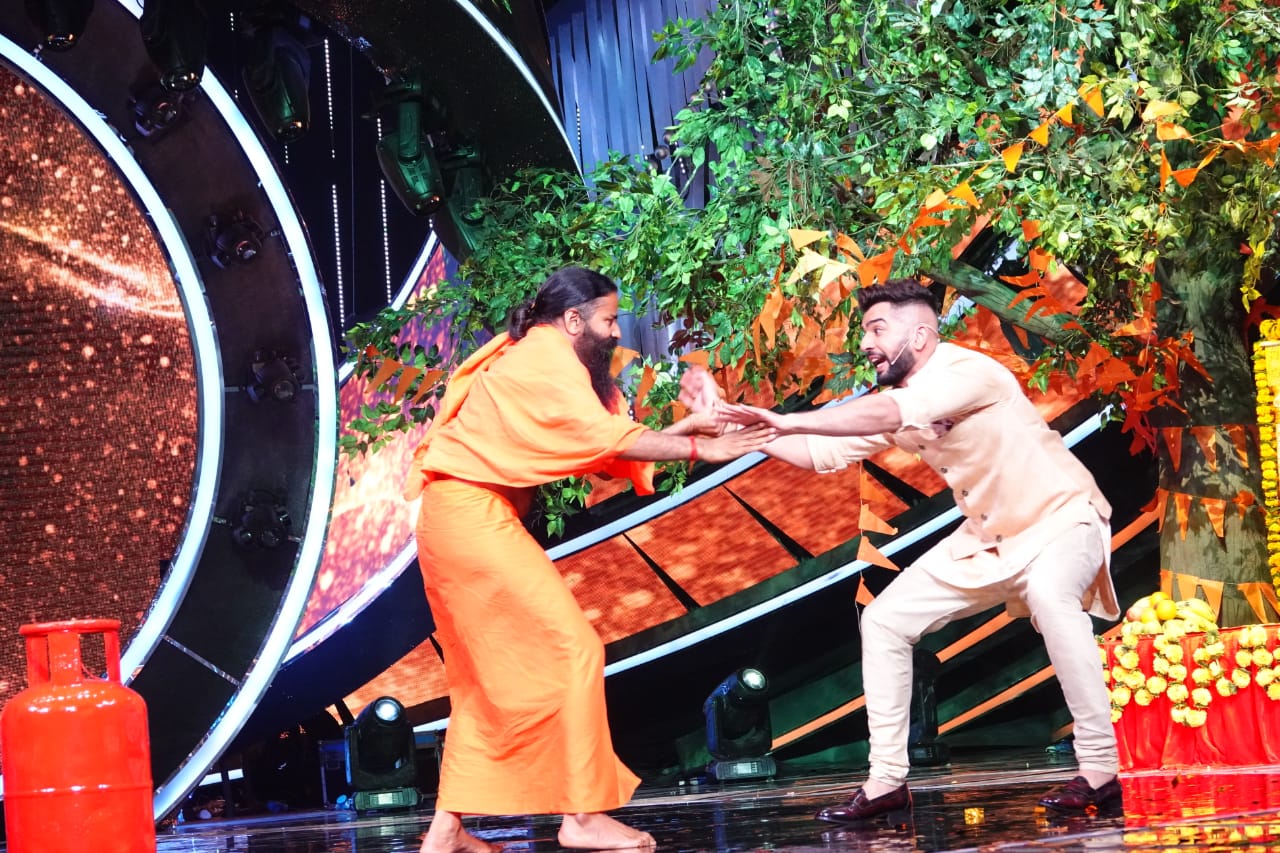 Yoga Guru Ramdev On The Sets Of ‘Indian Idol Season 12’