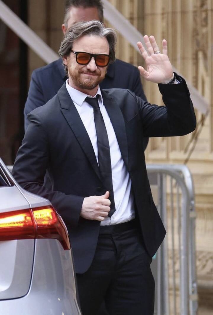 James McAvoy Posing at BAFTA 2021