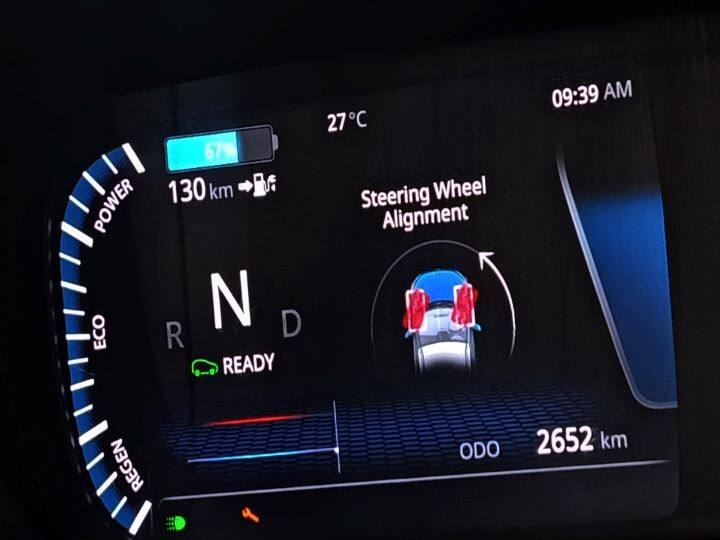 So far so good but what about the EV experience? If you are used to conventional engines, you would be shocked since the Nexon EV has no noise. The driving experience is completely different and takes time if you are used to petrol/diesel. An EV is fast from the word go and smooth. It takes much less effort in driving it and it is a calmer experience to drive it in traffic. The Nexon EV has a 30.2 kWh lithium-ion battery which powers a permanent-magnet AC motor with the resulting power output being 129PS and 245Nm. There are two drive modes which can be changed via the knob on the centre console. However the regular D mode is all what you need and that is what I used all the time. It is quick and a mere flex of the accelerator will have you going very fast through traffic gaps. It feels very quick and smooth in the real world.