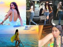 Janhavi Kapoor Airport Look : मालदीवहून परततानाचा जान्हवी कपूरचा एअरपोर्ट लूक व्हायरल!