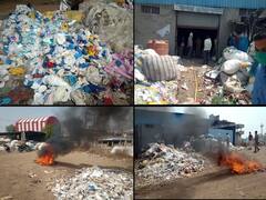 जळगावात वापरलेल्या मास्कचा गादी बनवण्यासाठी वापर, पोलीस कारवाईत कारखाना नष्ट