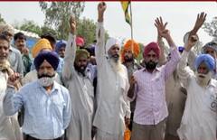 ਮੁੱਖਮੰਤਰੀ ਦੇ ਸ਼ਹਿਰ ਕਿਸਾਨਾਂ ਦਾ ਚੱਕਾ ਜਾਮ