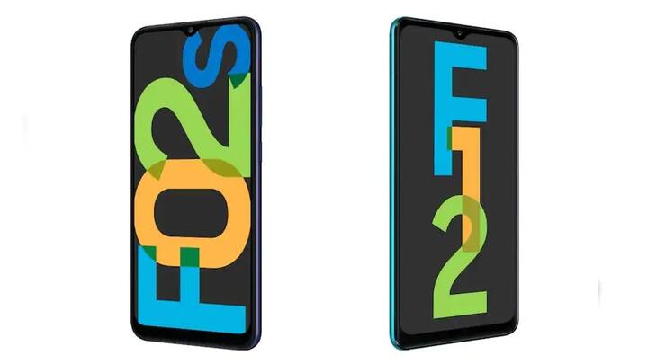 Samsung Galaxy F12 - આમાં 6.5 ઇંચની એચડી પ્લસ ઇન્ફિનિટી વી ડિસ્પ્લે આપવામાં આવી છે. ફોન એન્ડ્રોઇડ 11 ઓપરેટિંગ સિસ્ટમ પર કામ કરે છે. આ ફોન Exynos 850 પ્રૉસેસર વાળો છે. આમાં 4 GB રેમ અને 64 GB ઇન્ટરનલ સ્ટૉરેજ આપવામાં આવ્યુ છે. આના 4GB રેમ અને 64GB ઇન્ટરનલ સ્ટૉરેજ વાળા વેરિએન્ટની કિેંમત 10,999 રૂપિયા છે. જ્યારે આના 4GB રેમ અને 128GB ઇન્ટરનલ સ્ટૉરેજ વાળા વેરિએન્ટની પ્રાઇસ 11,999 રૂપિયા નક્કી કરવામાં આવી છે.