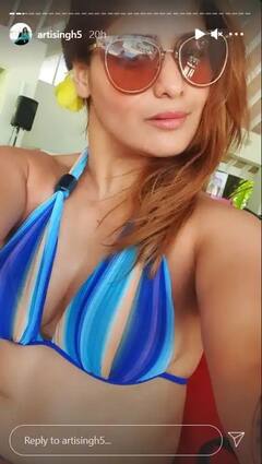 ક્યારેય બિકીની પહેરીને ઝાડ પર ચઢી તો ક્યારે ચાદર લપેટીને સમુદ્ર કિનારે આપ્યો બૉલ્ડ પૉઝ, જુઓ ગોવિંદાની ભાણીના બૉલ્ડ Pics.....