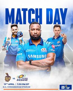 மும்பை இந்தியன்ஸ் - கொல்கத்தா நைட் ரைடர்ஸ் இன்று மோதல்.. வெல்லப்போவது யார்..?