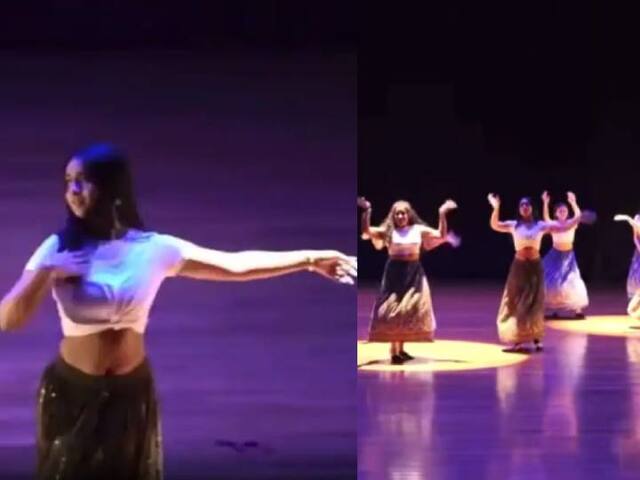 Ajay Devgn Kajol Daughter Nysa Devgn Dances Performance On Her Mother Songs  | बेटी न्यासा ने स्कूल में किया मां काजोल के आइकोनिक सॉन्ग पर किया धांसू  डांस, वीडियो हुआ वायरल