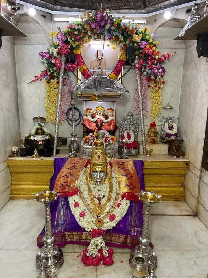 स्वामींचं दर्शन भक्तांना या निमित्तानं झालं.