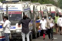 Ahmedabad Corona Cases:  ગુજરાતના આ શહેરમાં કોરોનાની ભયાનક સ્થિતિ, હોસ્પિટલ બહાર એમ્બ્યુલન્સની લાગી લાઈનો