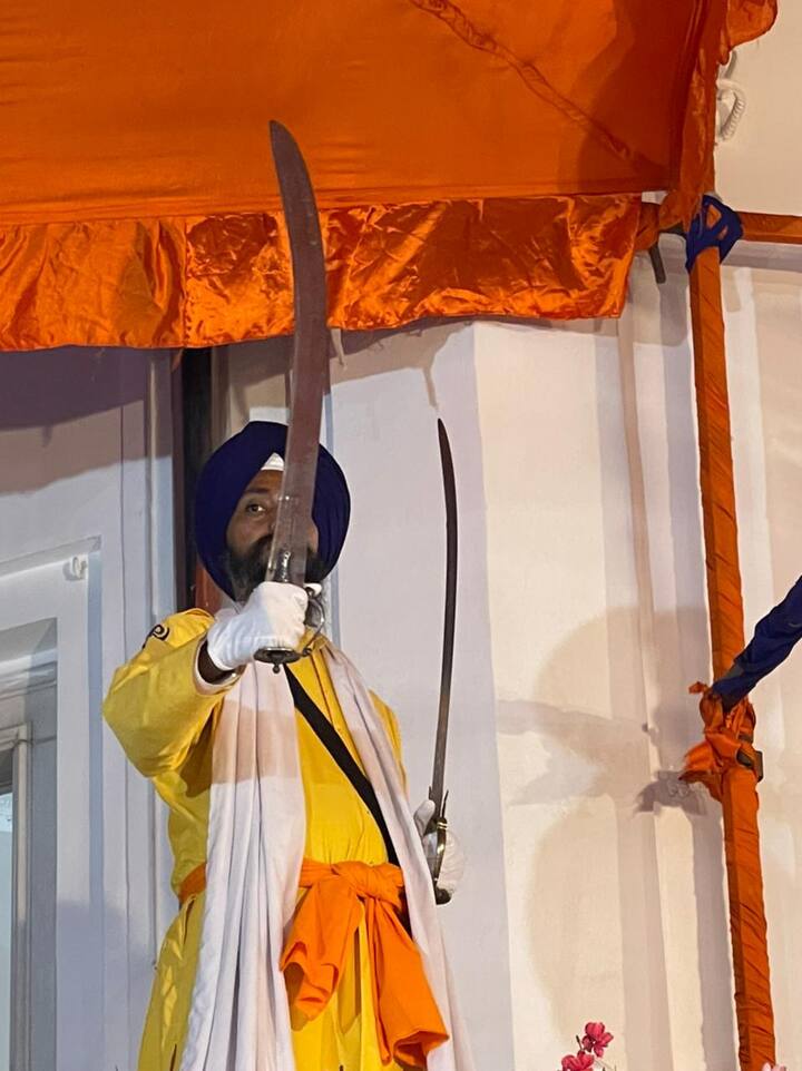 ਗੁਰੂ ਗੋਬਿੰਦ ਸਿੰਘ ਜੀ ਦੇ ਗਾਤਰੇ ਦੀ ਕਿਰਪਾਨ।